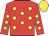 red, yellow spots and cap
