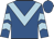 Royal blue, light blue chevron, chevrons on sleeves