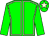 Big-green body, beige seams, big-green arms, big-green cap, beige star