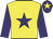 Red, white stars, quartered cap