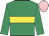 EMERALD GREEN, YELLOW hoop, PINK cap