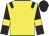 Yellow, black epaulets, black sleeves, yellow armlets, black cap