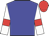 Blue, white sleeves, red armlets, red cap
