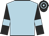 Light blue, black sleeves with light blue armlets,  hooped cap