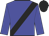 Blue, black sash and cap