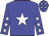 blue, white star, white stars on sleeves and cap