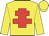 Yellow, red cross of lorraine