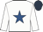 White, royal blue star, dark blue cap