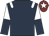 Dark blue, white epaulettes, halved sleeves, maroon cap, white star