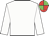 White, one red & one green stripe, green & red quartered cap