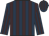 Dark blue and brown stripes