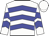 White And Blue Chevrons