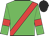 Lime green, red sash and armlets, black cap
