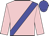 Pink, blue sash, blue cap