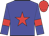 blue, red star, red armlets and cap