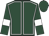 Dark green, white seams and armlets