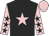 Black, pink star, pink sleeves, black stars, pink cap