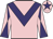Pink, purple chevron, diabolo on sleeves and star on cap