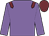 Mauve body, garnet epaulettes, mauve arms, garnet cap