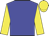 blue, yellow sleeves and cap