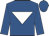 Royal blue, white inverted triangle
