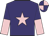 Purple, pink star, purple and pink halved sleeves, quartered cap