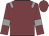 Garnet body, grey epaulettes, garnet arms, grey armlets, garnet cap