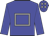 Blue, grey hollow box, blue cap, grey spots