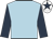 Light blue, dark blue sleeves, white cap, dark blue star