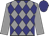 grey, navy diamonds, grey sleeves, navy cap