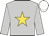 Silver, gold star, white cap