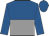 royal blue and grey halved horizontally
