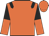 Orange,black epaulettes, halved sleeves, orange cap