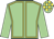 Light green, yellow seams, light green sleeves, check cap