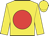 Yellow, red spot