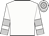 White, silver armbands and cuffs, white and silver hooped cap, silver peak
