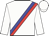 White, blue and red sash