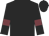Black body, black arms, garnet armlets, black cap