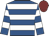 Royal blue & white hoops, maroon cap