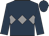 Dark blue, grey triple diamond