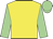 Yellow, light green sleeves & cap