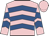 Pink, royal blue chevrons, pink cap