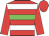 Red, white and green hoops, red sleeves and cap