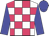 White body, rose checked, big-blue arms, big-blue cap