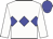 White, blue band of diamonds and cap