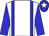 White body, blue braces, blue arms, blue cap, white star