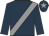 Dark blue, grey sash, grey star on cap