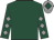 Dark green, grey diamonds on sleeves, grey cap, dark green diamond