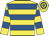Yellow and royal blue hooped