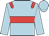 light blue, red epaulets, red hoop,